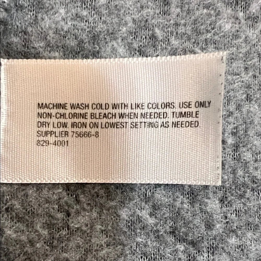 Made for Life Gray Fleece Quarter Zip Up Pullover - Picture 16 of 16